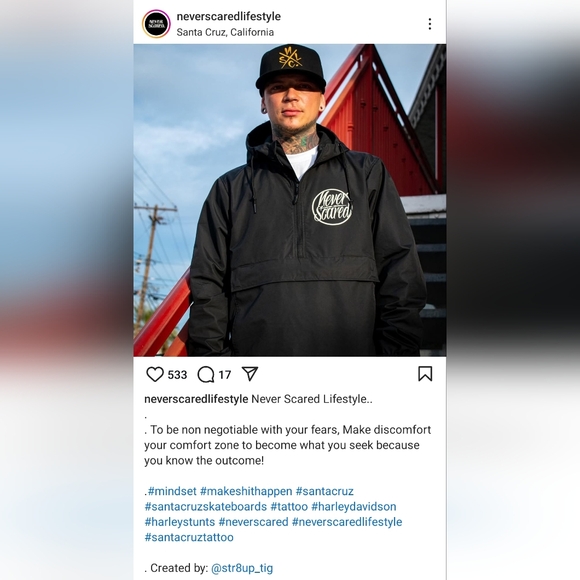 Never Scared Santa Cruz Snapback - Picture 9 of 9